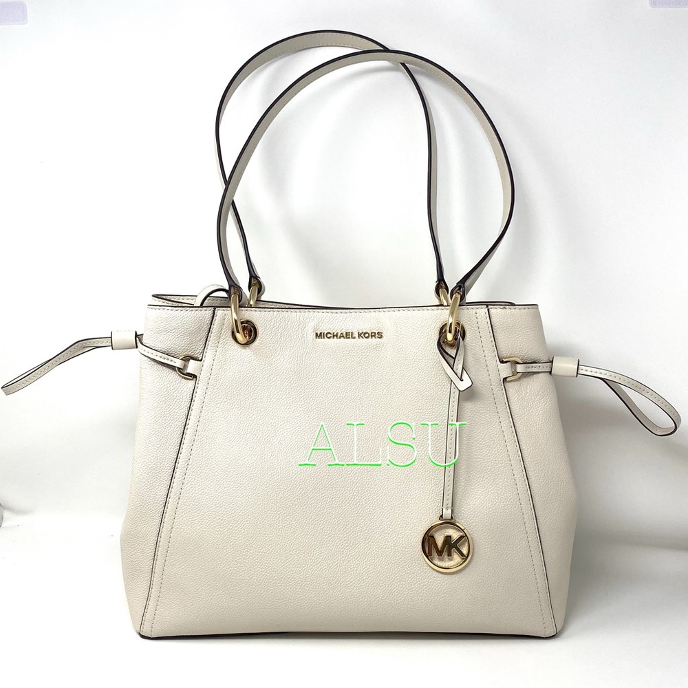 🌸Spring Sale🌸 Michael Kors Nicole LG Tote Shoulder Bag Le Vanill 35T9GNIT3L - Picture 3 of 10